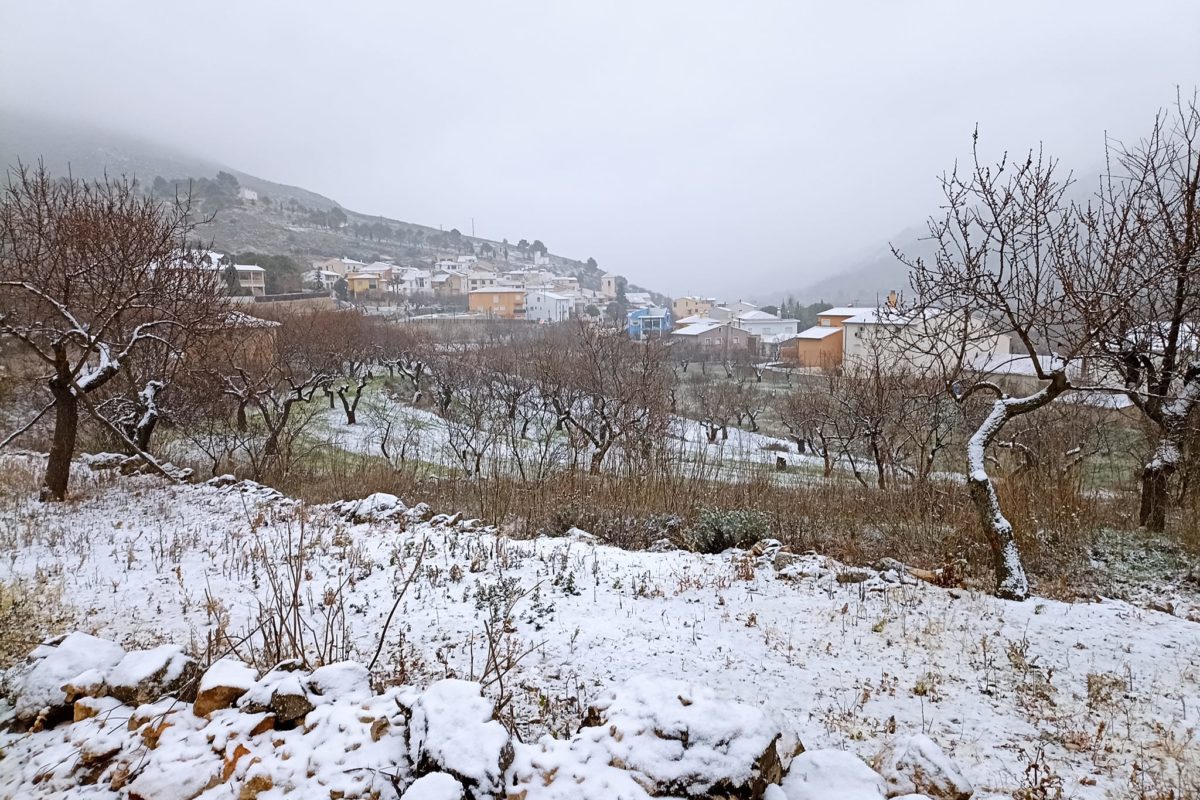 La nieve hace su aparición