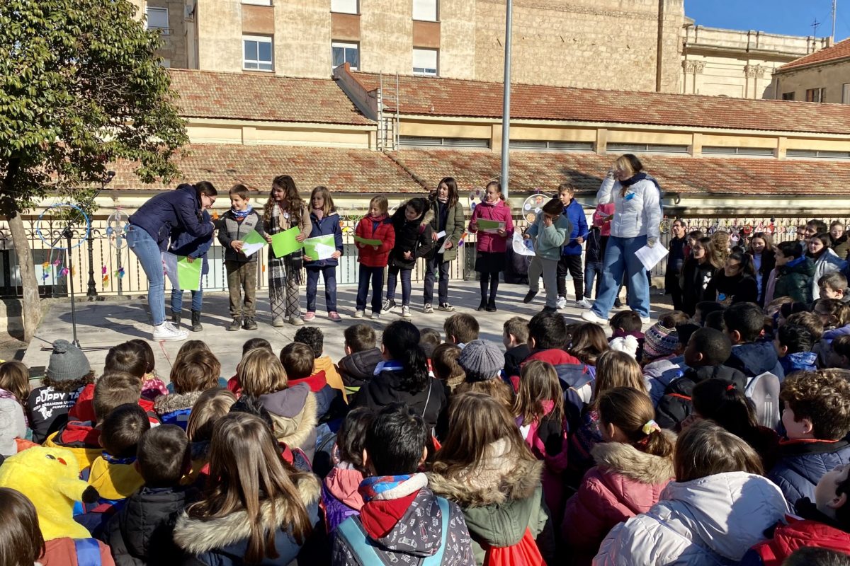 Los escolares recuerdan a Martin Luther King