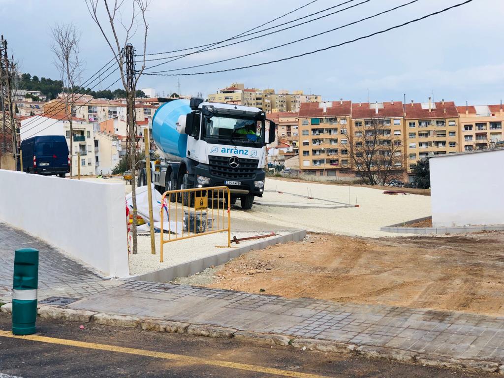 obres del pàrquing de La Miraculosa