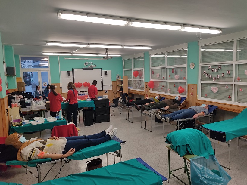 Un centenar de personas, en la donación de sangre ‘Sang Valentí’ en Banyeres