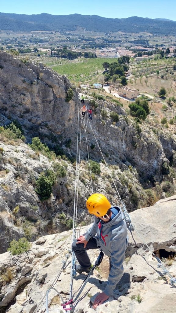 Nuevo acceso a la Font Roja a través de una vía ferrata