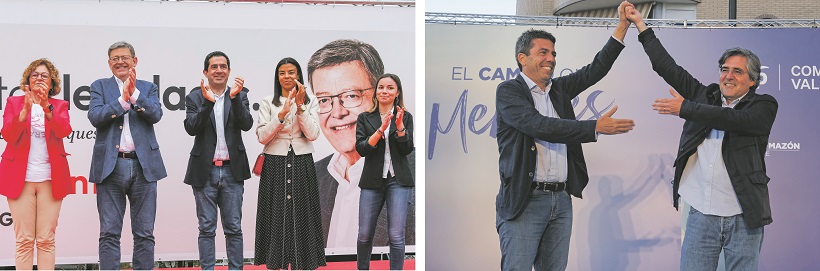 PSOE y PP sacan su artillería y exhiben a sus líderes regionales