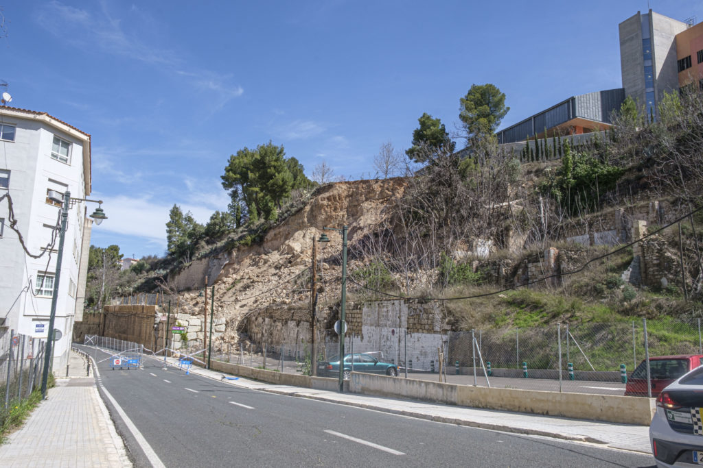 Adjudicada la reparación de la ladera