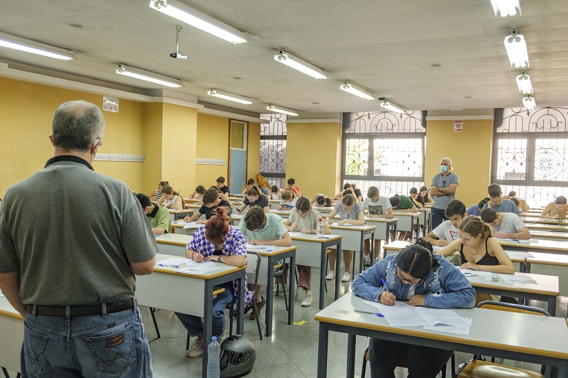 Más de 430 alumnos en la Selectividad