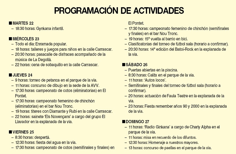 Batoi prepara unas fiestas ‘de cine’ y reivindica más cultura