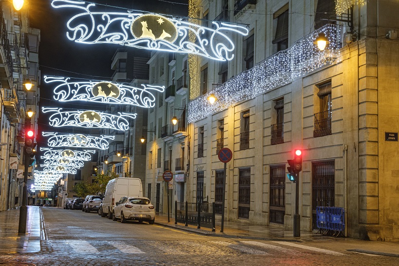 Las luces navideñas, en el contrato de alumbrado