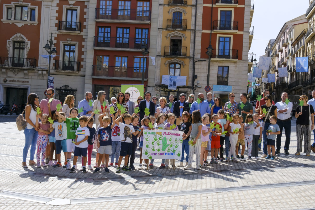 Manos verdes por el Alzheimer