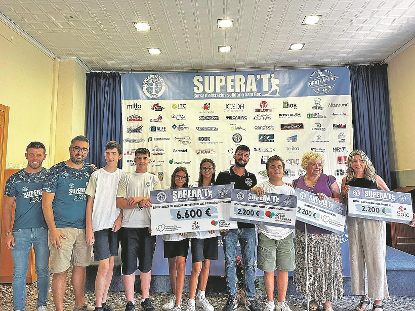 Sant Roc entrega 6.600 euros del proyecto Supera't