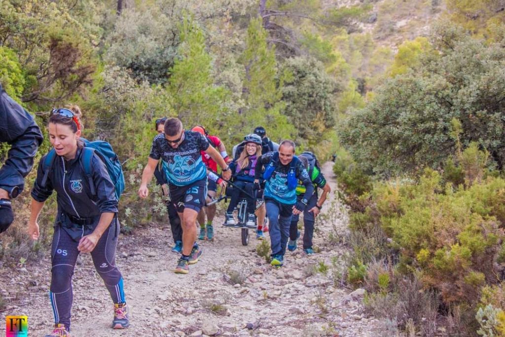 Èxit de la primera trobada de cadires Joelette a la Font Roja