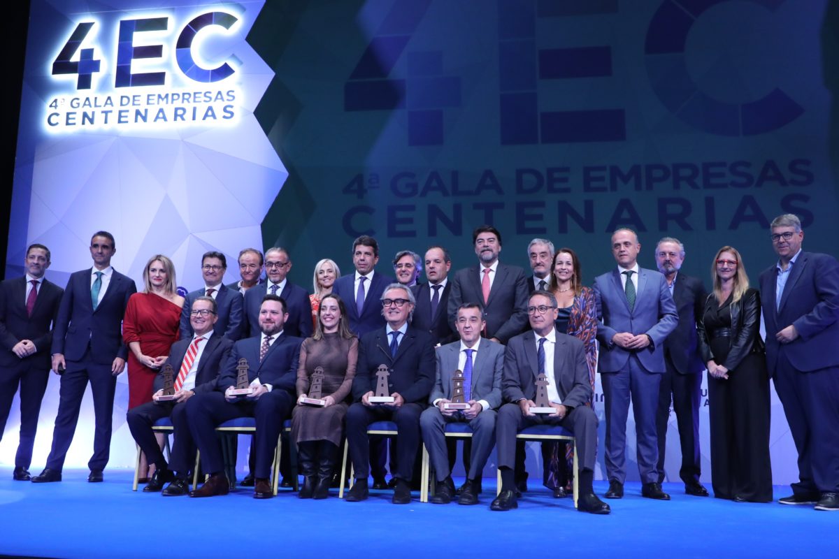 Hilaturas Jordá recibe el premio de Empresa Centenaria de Alicante