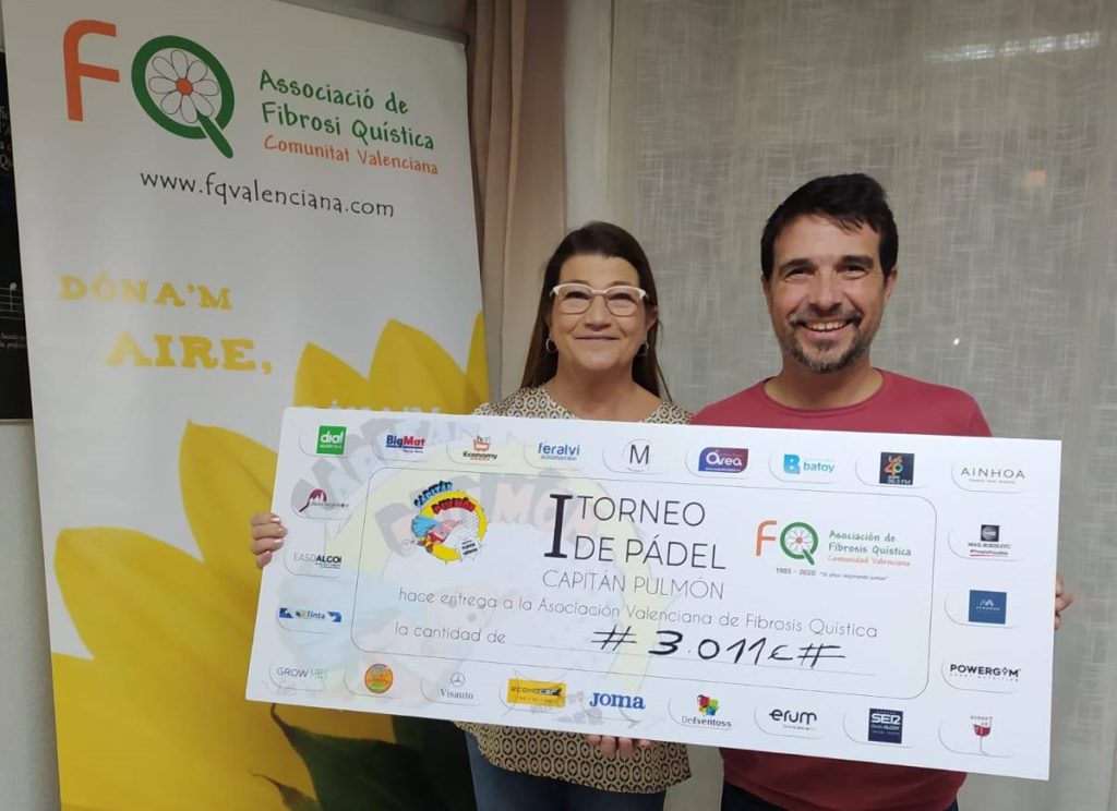 Ismael Mayor recauda 3.011 euros para la fibrosis quística