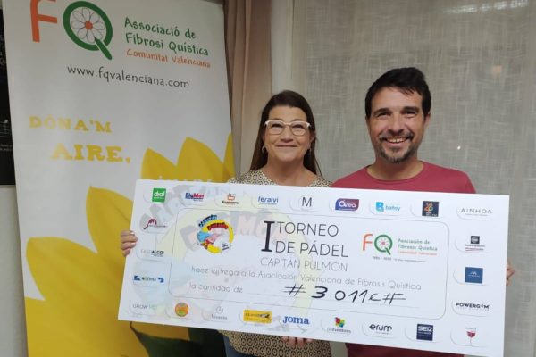 Ismael Mayor recapta 3.011 euros per a la fibrosi quística