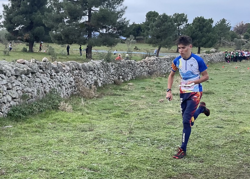 Joan Montes, triple campió d'Espanya en orientació