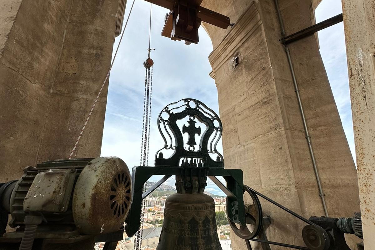 Se recupera la matraca del campanario de Santa María