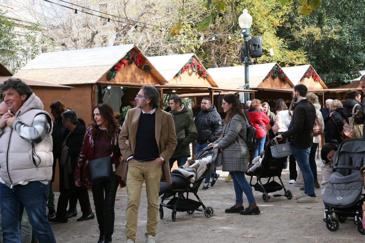 El Mercat de Nadal registra niveles de venta prepandemia