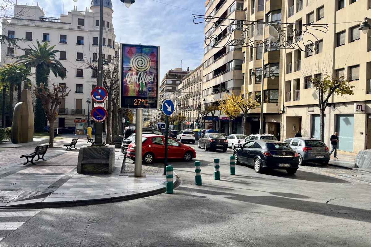 Alcoy alcanzó los 27 grados en una subida inédita en diciembre