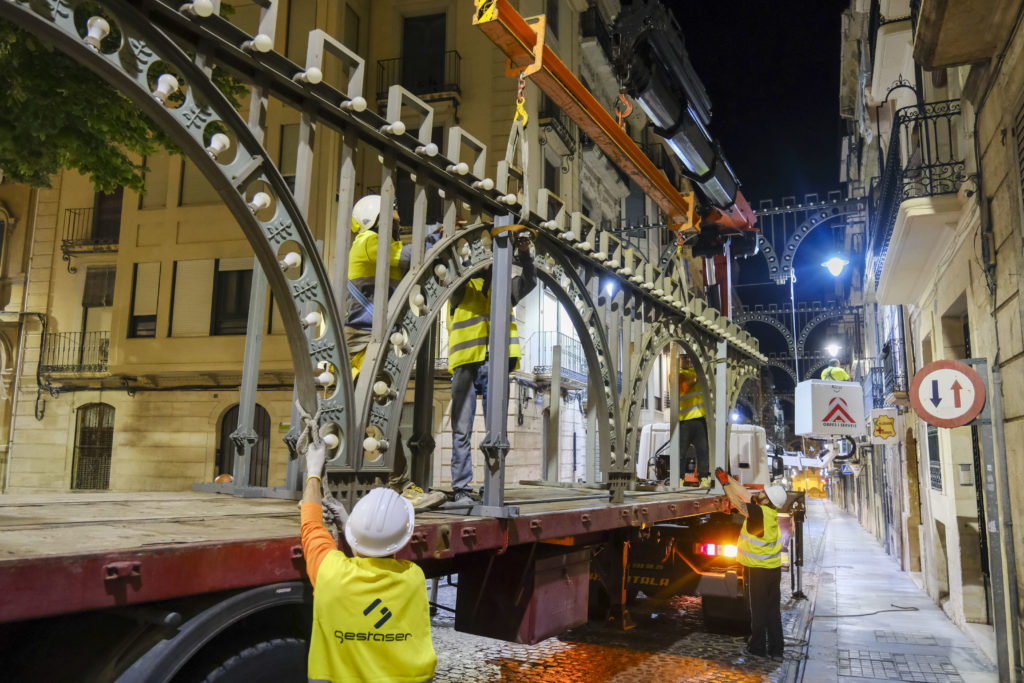 El muntatge i desmuntatge de l'enramada i del castell costarà 110.000€