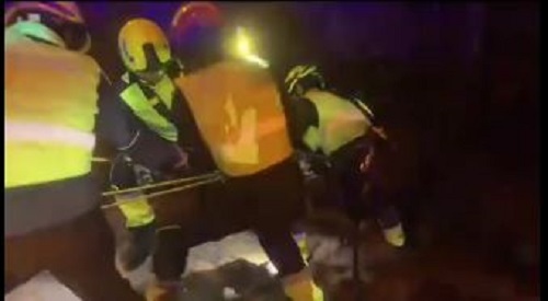 Rescaten a dos joves que es van precipitar per un barranc al costat de la N-340