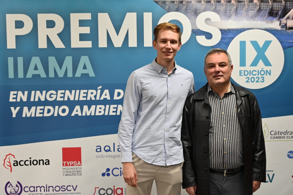 El doctorando Ivan Vallés, premiado por el Instituto de Ingeniería del Agua y Medio Ambiente