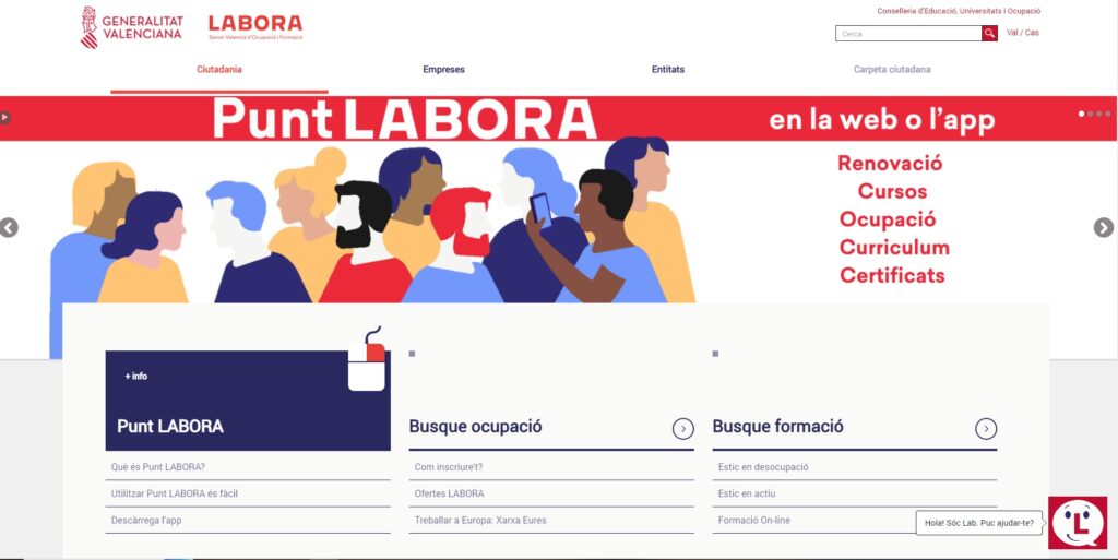 Labora ofereix cursos per a desenvolupar les competències més demandades per les empreses