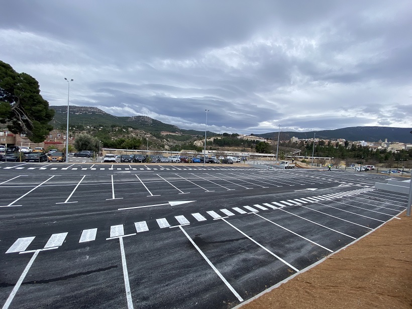 Pròxima obertura de l'ampliat pàrquing de l'Hospital d'Alcoi