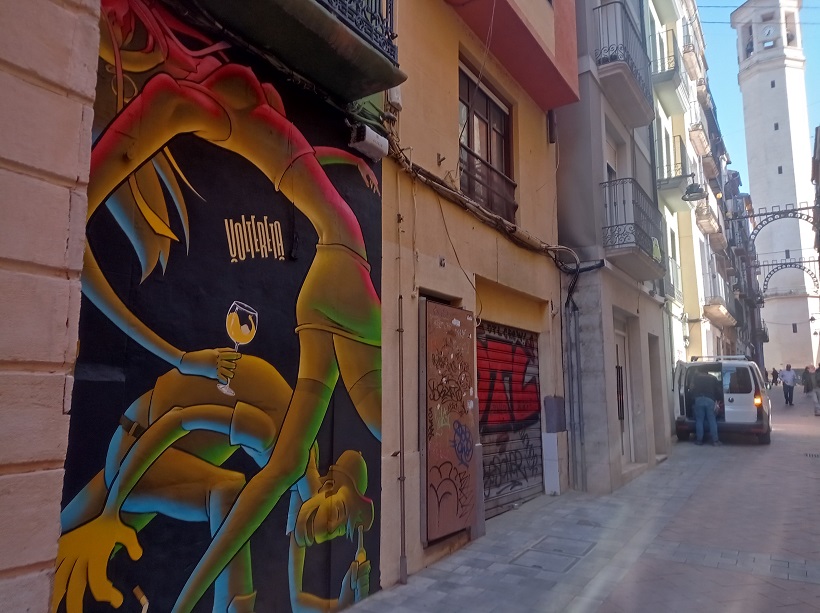 Obligan a retirar un mural en Sant Francesc