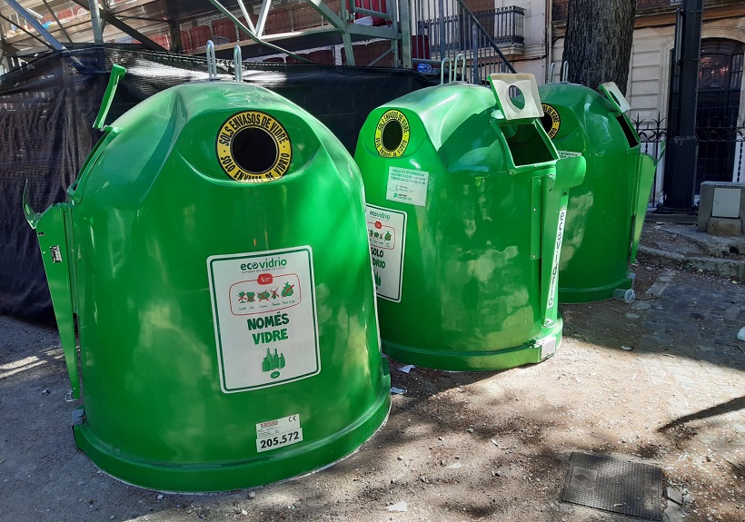 Ecovidrio i l'Ajuntament busquen fomentar el reciclatge de vidre en festes