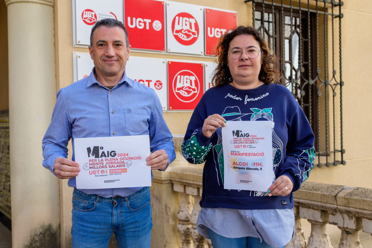 UGT y CCOO llaman a la movilización este miércoles por el 1º de Mayo