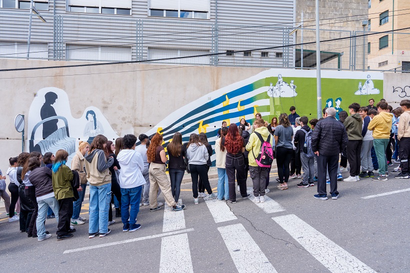 Un mural en homenaje a la mujer