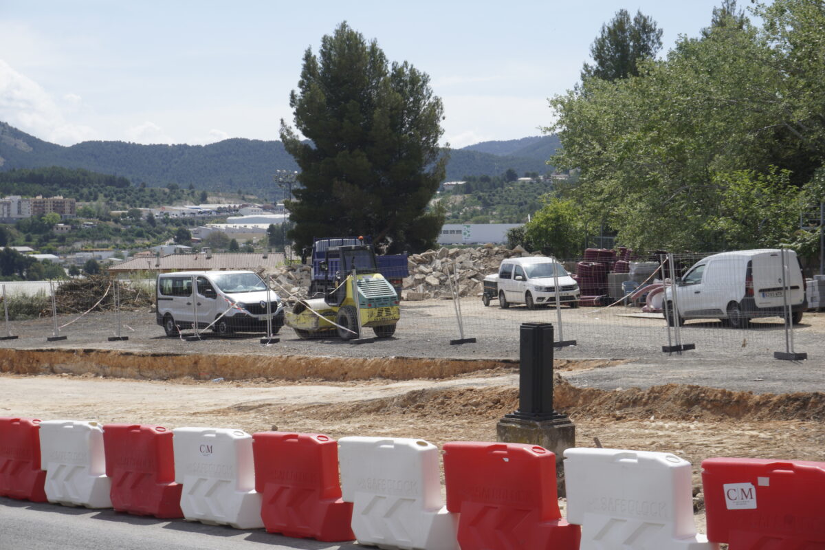 Avanzan a buen ritmo las obras de reurbanización del acceso oeste de Alcoy