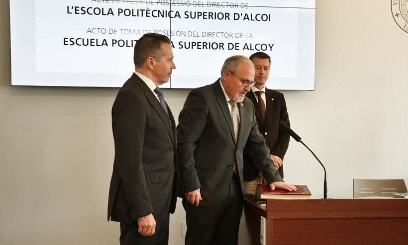 Pau Bernabeu toma posesión como director del Campus de Alcoy de la UPV