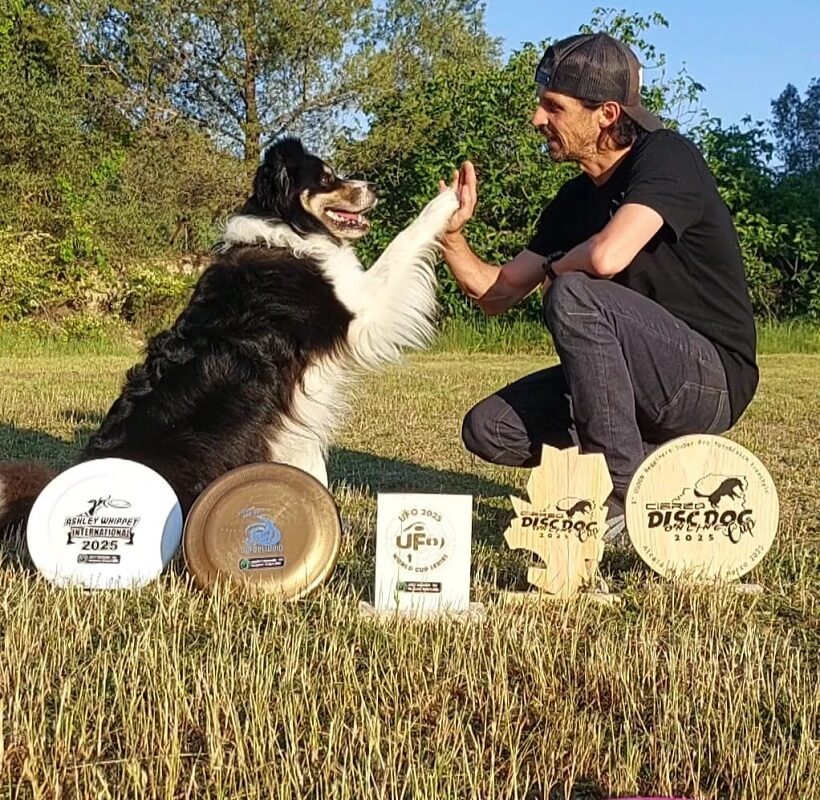 Diego Gisbert: pionero local en discdog