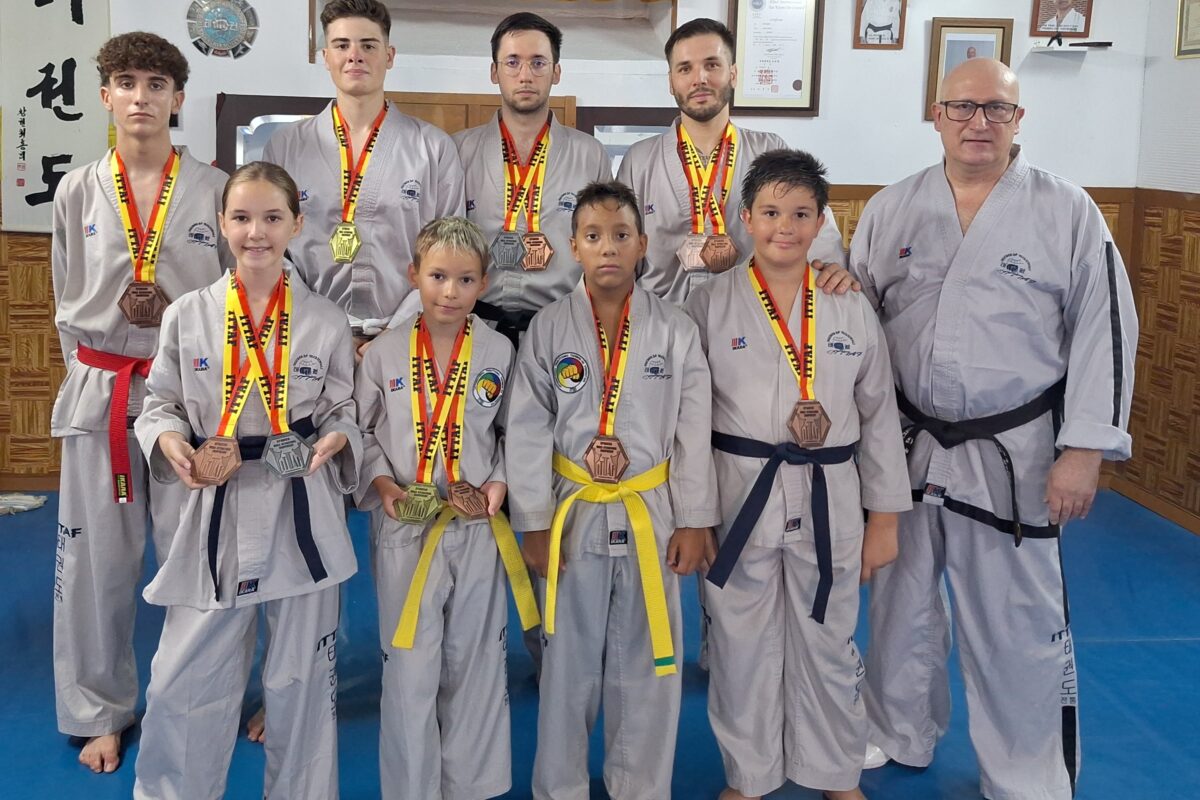 Catorce medallas del Club Tae en el Nacional de taekwondo ITTAF