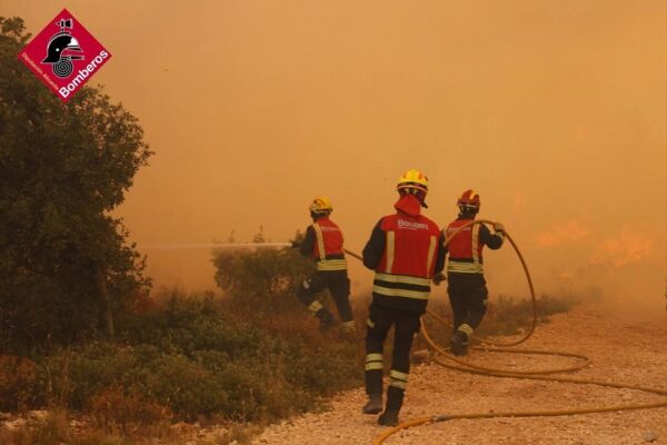 Vídeos del incendio forestal Ibi-Alcoy