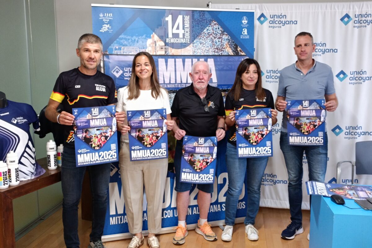 La Mitja Marató Unión Alcoyana Seguros se presenta con novedades