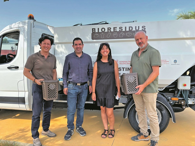 Incorporan un camión eléctrico para la recogida de biorresiduos