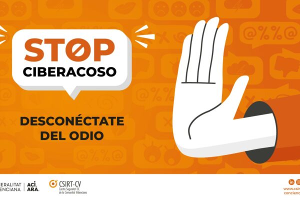 La Generalitat lanza una campaña para concienciar sobre la importancia de luchar contra el ciberacoso