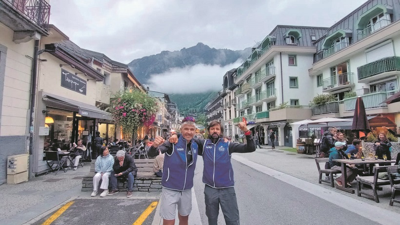 David Miró, tercer en l'Ultra Trail Mont Blanc als Alps