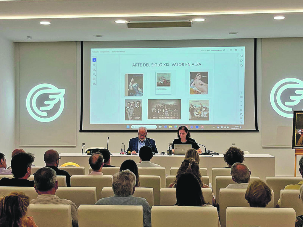 La secretaria autonómica Pilar Tébar habló de arte en Fundación Mutua Levante