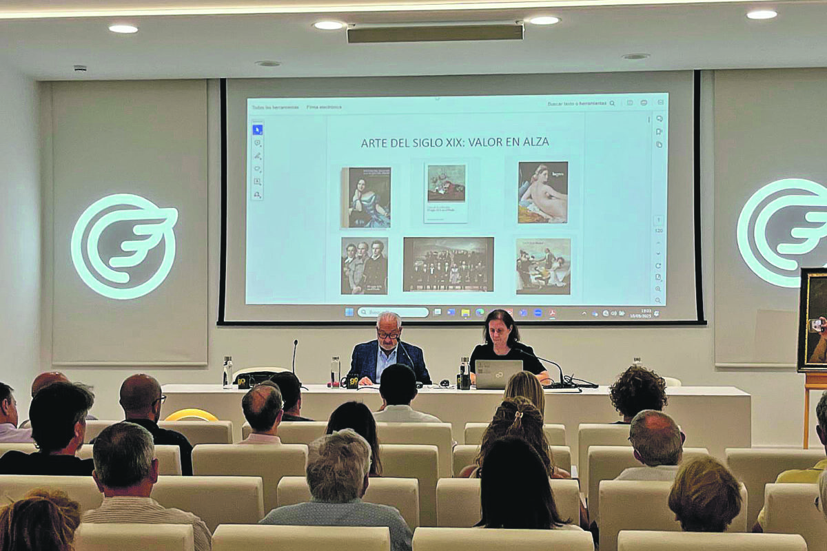 La secretaria autonómica Pilar Tébar habló de arte en Fundación Mutua Levante