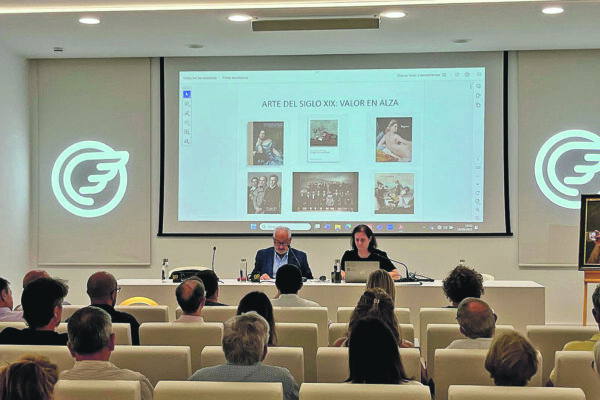 La secretaria autonómica Pilar Tébar habló de arte en Fundación Mutua Levante