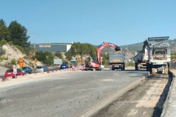 L'Ajuntament recomana evitar l'accés sud d'Alcoi mentre avancen les obres que milloraran aquesta entrada