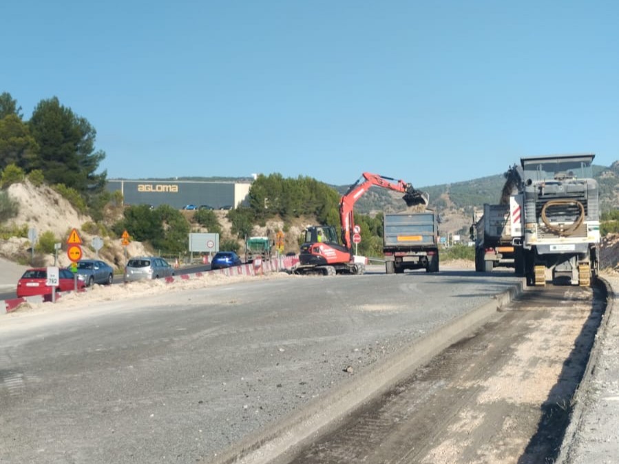 L'Ajuntament recomana evitar l'accés sud d'Alcoi mentre avancen les obres que milloraran aquesta entrada