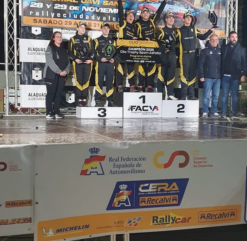 Nicolás Cabanes es proclama campió de la Copa Clio Trophy Spain Asfalt 2025