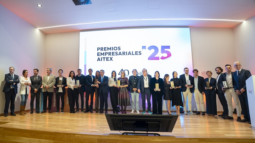 Aitex vuelve a reconocer a empresas textiles, cosméticas y emprendedoras