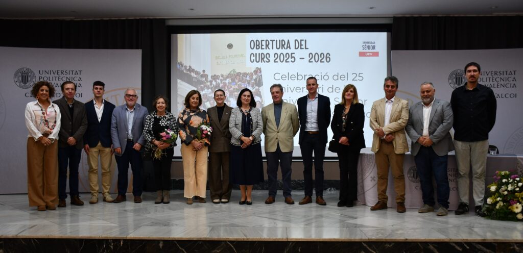La Universidad Senior del Campus de Alcoy de la UPV celebra sus primeros 25 años e inaugura el curso 25/26