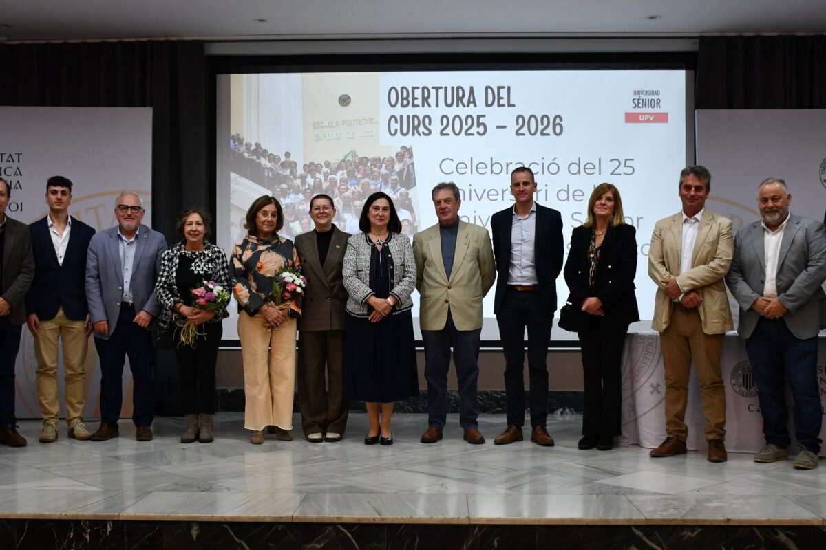 La Universidad Senior del Campus de Alcoy de la UPV celebra sus primeros 25 años e inaugura el curso 25/26
