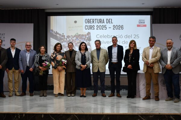 La Universidad Senior del Campus de Alcoy de la UPV celebra sus primeros 25 años e inaugura el curso 25/26