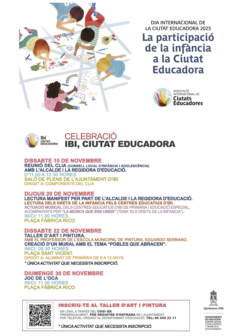 Ibi se impulsa como Ciudad Educadora