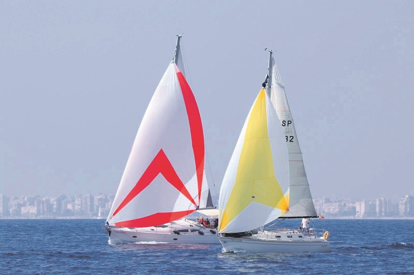 Tres velers alcoians en la Regata del Círculo